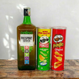 Whisky 700ml & Pringles Gift Combo