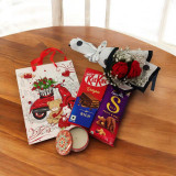 Chocolates, Crochet Flowers & Candle JNK-6314