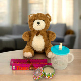 Romantic Teddy, Mug, Candle & Chocolate Surprise BPL-892