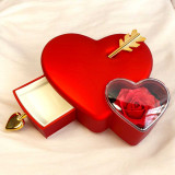 Valentine’s Day Red Heart Rose Jewellery Gift Box BOX-39