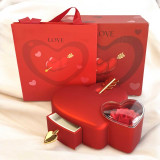 Valentine’s Day Red Heart Rose Jewellery Gift Box BOX-39