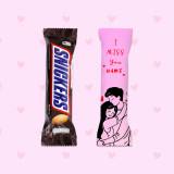 Personalized Snickers Chocolate – I Miss You Edition SPM-595