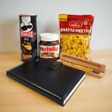 Personalized Notebook, Pen & Snacks JNK-6473