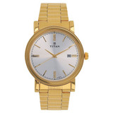 Titan Karishma Silver Dial Analog Watch for Men (1712YM02)