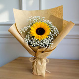 1 Sunflower in a Bouquet
