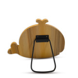 Personalized Fish-Shaped Wooden Desk Mirror