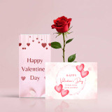 Valentine's Day Chocolate, Rose & Card JNK-6530