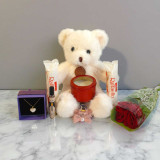 Sweet Moments: Jewellery, Perfume, Teddy & Roses Gift Set SK-14865