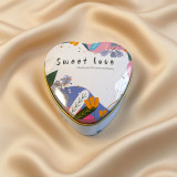 Sweet Love Tin Heart Shape Aroma Candle Gift