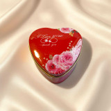 I Love You Red Tin Heart Shape Scented Candle SP-10647
