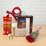 Stylish Gift Hamper with Jewellery & Chocolates for Her JNK-6576