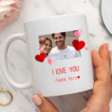 Personalized Ceramic Mug with Name & Photo Printed JNK-6624