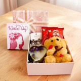Women’s Day Surprise Box with Teddy Keychain & Chocolates JNK-6646