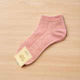 Ladies Cotton Pink Socks