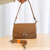 Yadier Mud Brown Side Bag with Button Lock BG-1553