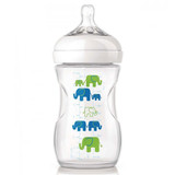 Philips AVENT Natural Deco Bottle (Green Elephant) SCF627/17