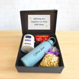 Personalized Sips & Snacks Gift Box with Wish Card BPL-1004