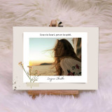 Personalized Canvas Print with Photo, Name & Message SK-1995