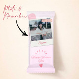 Happy Women’s Day Personalized Chocolate Wrapper with Recipient Photo SK-1997