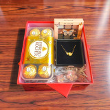 Jewellery, Hairclip, Chocolate & Eyeshadow Palette Gift Box BPL-1031