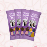 Personalized Women’s Day Fruit & Nut Chocolate with Photo SPM-699