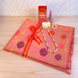 Dola Saree, Jewellery & Beauty Essential Gift Set for Her