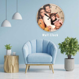 Personalized Family Photo Wall Clock – Custom Print SPM-729