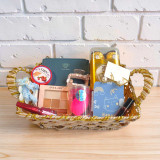 Wallet, Treats & Beauty Essentials Gift Basket for Her BPL-1084