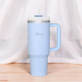 Personalised Sky Blue Stainless Steel Insulated Tumbler- 1200 ml