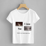 Personalized Couple Photo T-Shirt – Together Is Our Favourite Place To Be SPM-733