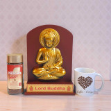 Refreshing Sips & Peace Statue Gift Set BPL-1106
