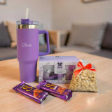 Personalized Tumbler, Snacks & Aromatic Gift Set BPL-1109