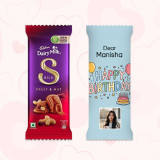 Personalized Birthday Chocolate Bar – Custom Wrapper with Photo & Message SK-2123