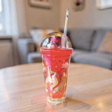 Mini Cute Gift Hamper – Pink Tumbler, Hello Kitty Bracelet, Raffaello Chocolate & Hair Clip DKG-44