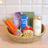 Good Luck Exam Gift with Personalized Notebook & Vacuum Mug JNK-6765