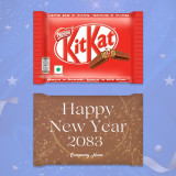 Custom Chocolate Wrapper with Company Name – New Year 2083