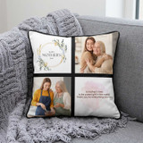 Mother’s Day Special Photo & Message Printed Cushion DKG-97