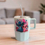 Disney Lilo & Stitch In Light Blue Cute Ceramic Mug-Design May Vary SP-10790
