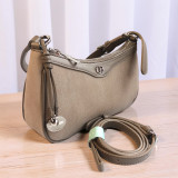 Chrisbella Trendy Side Bag with Adjustable Crossbody Strap- Grey