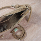 Chrisbella Classic Cream Color Shoulder Handbag