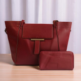 Chrisbella Maroon Side Bag with Magnetic Lock & Purse