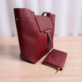 Chrisbella Maroon Side Bag with Magnetic Lock & Purse
