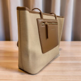 Chrisbella Beige Color Side Bag with Secure Zip Pocket