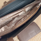 Chrisbella Coffee Color Side Bag with Magnetic Lock & Purse