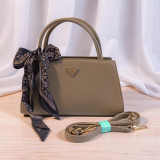 Chrisbella Fashionable Handbag in Classic Grey