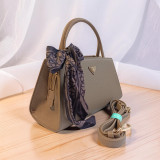Chrisbella Fashionable Handbag in Classic Grey