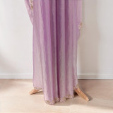 Purple Fendi Silk Fabric Saree with Boutique Work