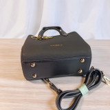 Chrisbella Black Mini HandBag with Long Strap