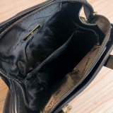 Chrisbella Black Mini HandBag with Long Strap