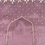 Purple Zomato Silk Saree with Intricate Pote & Sitara Design SR-1407